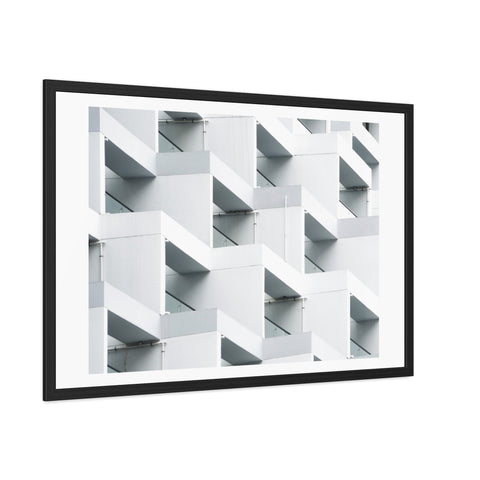 Blocks - Architecture - Framed Print
