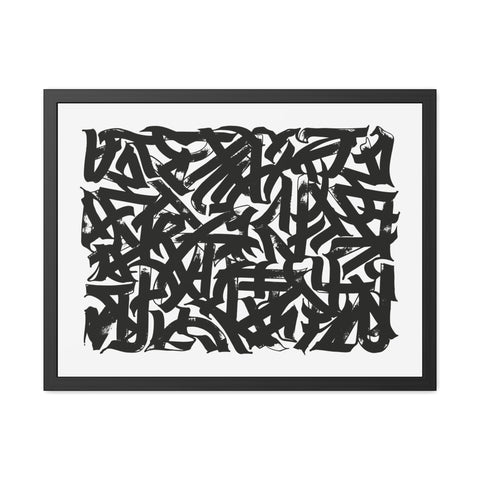 Smith 1 - Modern Abstract Framed Posters - Urban Art Decor for Home & Office