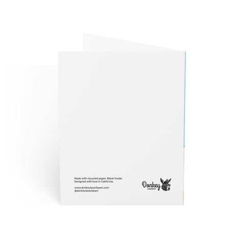 Beach Umbrella Greeting Card — Abstract Greeting Card - Illustrated, Beautiful, any occasion