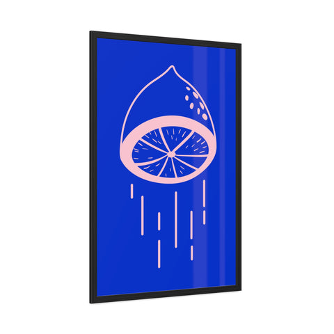When life gives you lemons 4 - Lemon Drip Framed Poster | Vibrant Wall Art for Home Decor