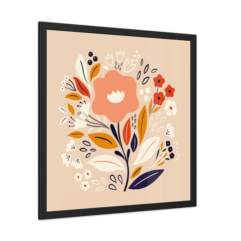 Bloom 3 - Floral Framed Poster – Vibrant Wall Art for Home Decor