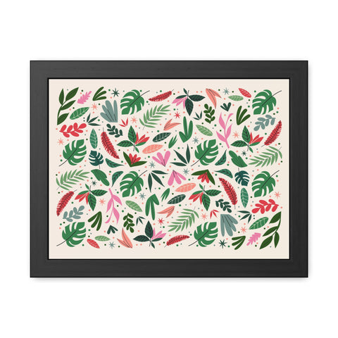Almost that time of the year - Vibrant Floral Framed Poster | Botanical Wall Art for Home Decor