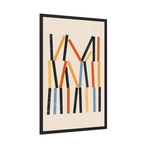 Jarrod 3 - Abstract Framed Poster - Modern Art Wall Decor for Home & Office