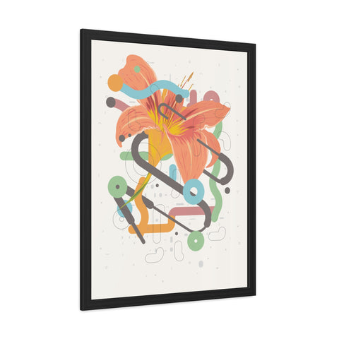 Lavish 4 - Vibrant Floral Art Framed Poster - Modern Home Decor