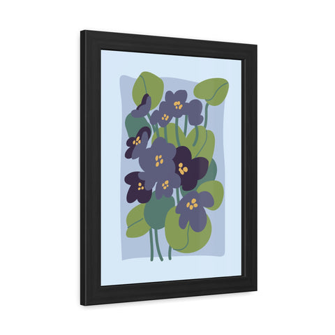 Flowers 4 - Botanical Framed Poster - Floral Art Print for Home Décor