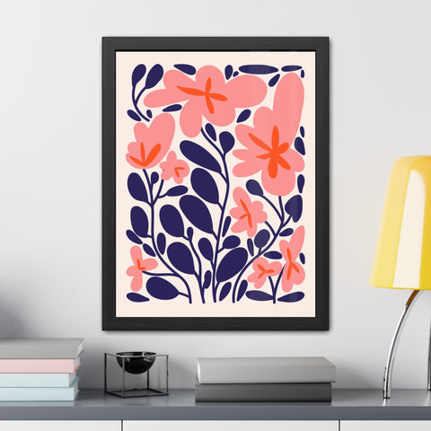 Florish 1 - Botanical Framed Poster | Floral Wall Art for Home Decor