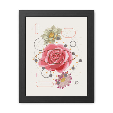 Lavish 2 - Boho Floral Framed Poster - Modern Home Aesthetic Decoration