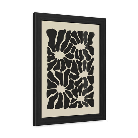 Boho Floral 2 - Abstract Wall Art Framed Posters - Modern Home Decor