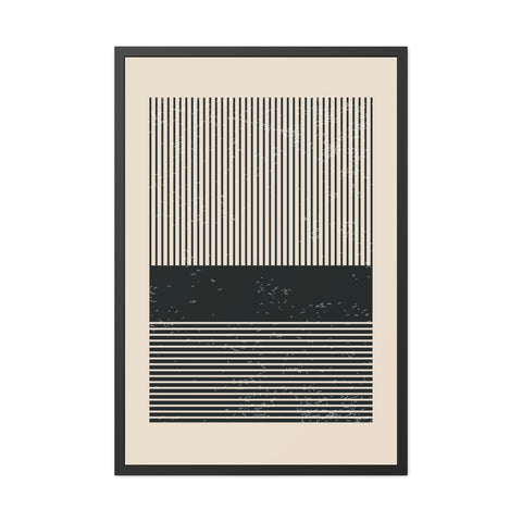 Ink Stamp 5b - Minimalist Framed Poster – Modern Wall Art for Home Decor
