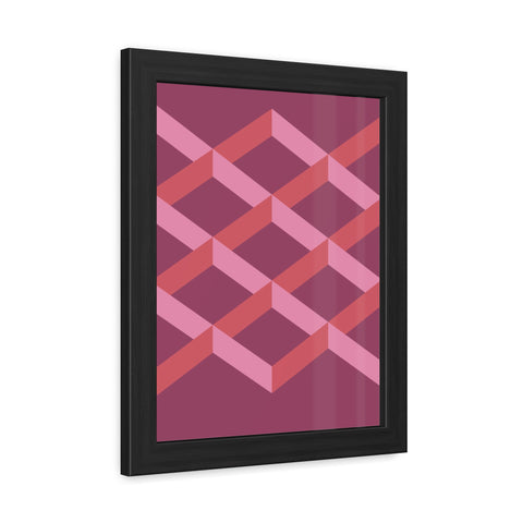 Geometric Framed Poster - Modern Wall Art for Contemporary Decor