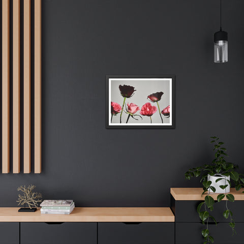 Roses - Elegant Floral Framed Poster | Romantic Home Decor