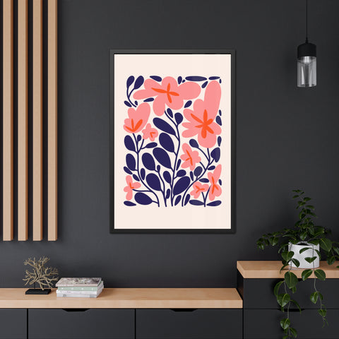 Florish 1 - Botanical Framed Poster | Floral Wall Art for Home Decor