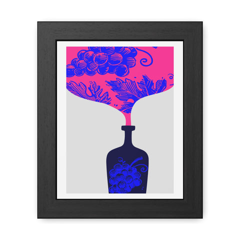 Wine Country 11 - Vibrant Wine-Themed Framed Poster for Home Decor