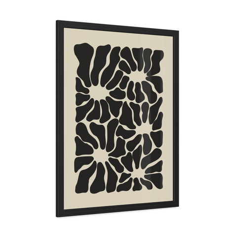Boho Floral 2 - Abstract Wall Art Framed Posters - Modern Home Decor