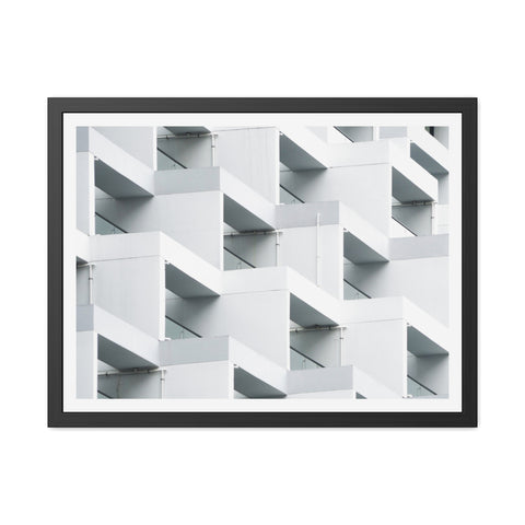 Blocks - Architecture - Framed Print