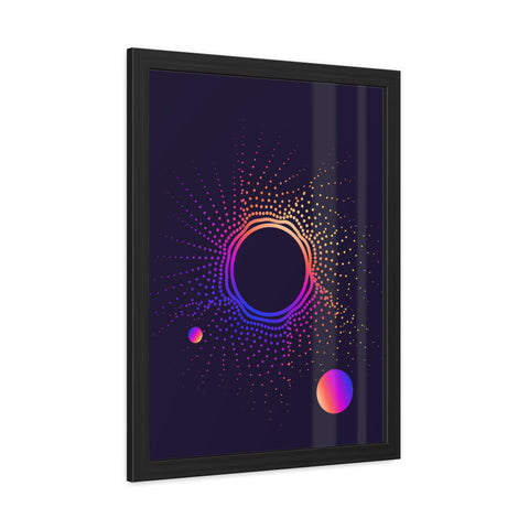 Sound Nova 1 - Cosmic Vibe Framed Poster - Celestial Art for Home Decor
