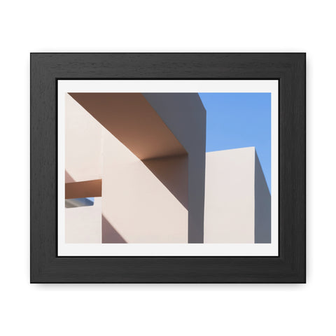 Light and Shadow - Modern Framed Poster – Abstract Architectural Design for Home Decor