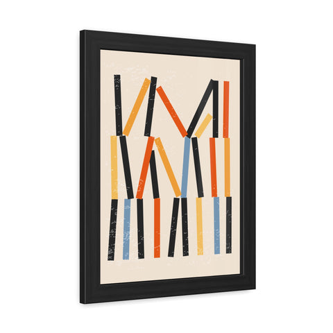 Jarrod 3 - Abstract Framed Poster - Modern Art Wall Decor for Home & Office