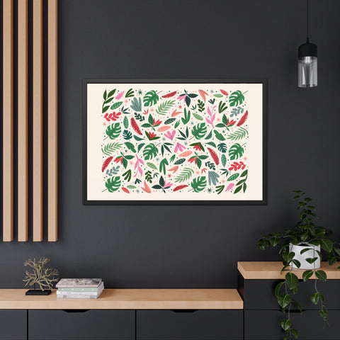 Almost that time of the year - Vibrant Floral Framed Poster | Botanical Wall Art for Home Decor