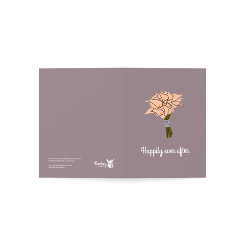 Happily Ever After Bouquet Greeting Card