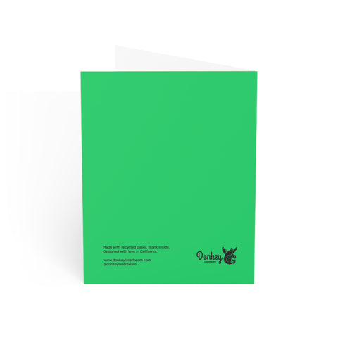 Hello Spring Greeting Card — Floral / Humorous Spring Card - Illustrated, Floral, Funny, any occasion