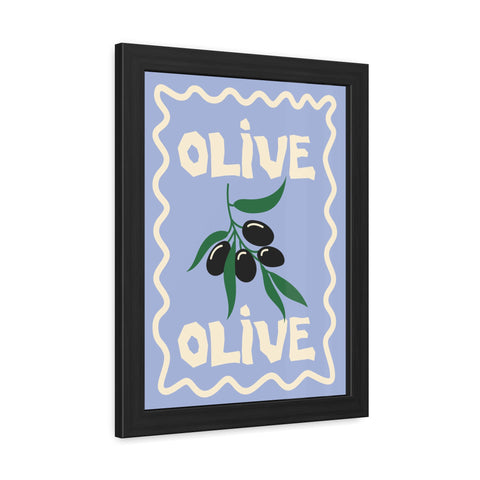 Olive - Framed Poster for Home Decor – Ideal for Kitchen and Dining Spaces