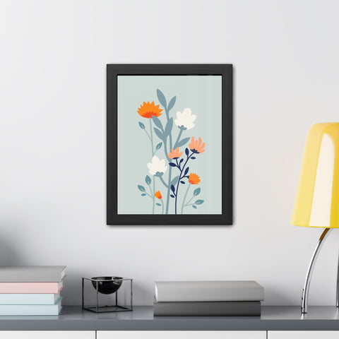 Floral Growth 1 - Framed Poster - Aesthetic Wall Art for Home Decor