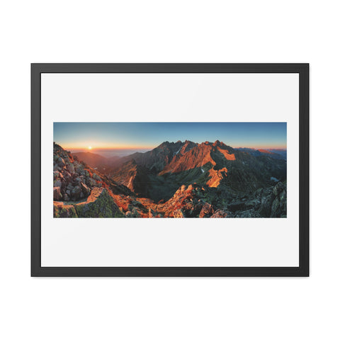 Rock Formation 4 - Scenic Mountain Framed Poster - Stunning Nature Wall Art for Home Decor