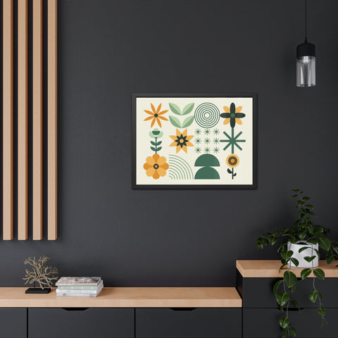 Farmhouse 2 - Botanical Framed Poster - Modern Floral Art for Home Decor