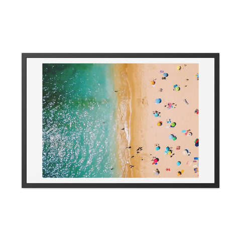 The Happening - Beach Day Framed Poster - Coastal Decor for Summer Vibes