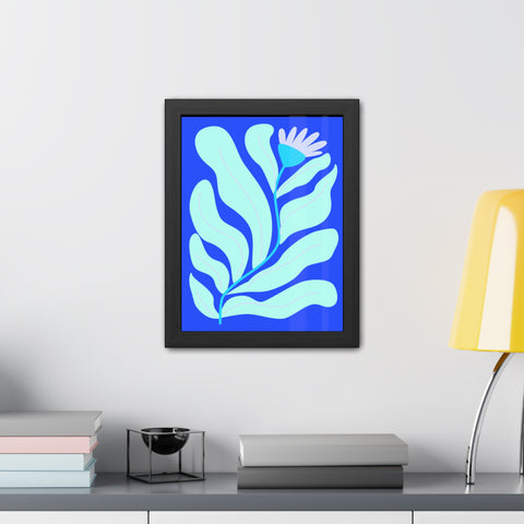 Italian Kitch 3 - Vibrant Floral Framed Poster - Modern Botanical Wall Art for Home Decor