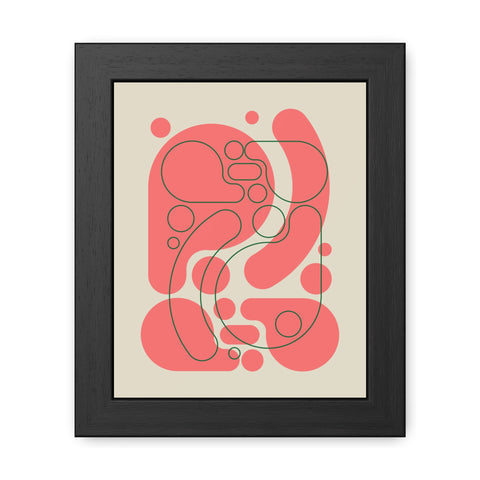 Kinta 4 - Abstract Line Art Framed Posters - Modern Home Decor