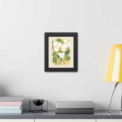 Flowers 1 - Botanical Framed Poster - Floral Wall Art for Home Decor, Perfect Gift for Nature Lovers