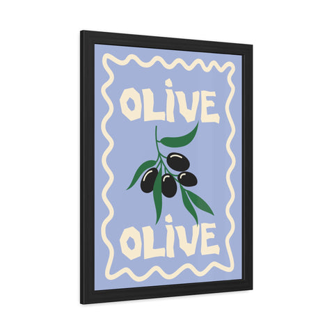 Olive - Framed Poster for Home Decor – Ideal for Kitchen and Dining Spaces