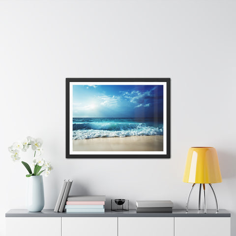 Coastal Lightshift - Framed Poster - Ocean View Wall Art for Beach Lovers
