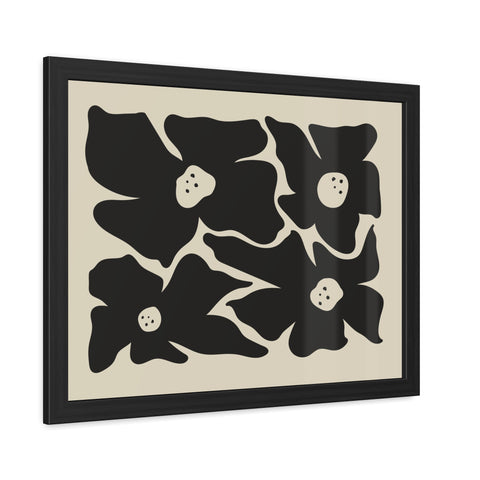 Melancholy 1 - Stylish Floral Framed Poster | Modern Home Decor | Art for Living Room & Bedroom