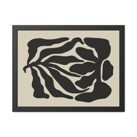 Melancholy 3 - Modern Abstract Framed Poster - Minimalist Wall Art for Home Decor