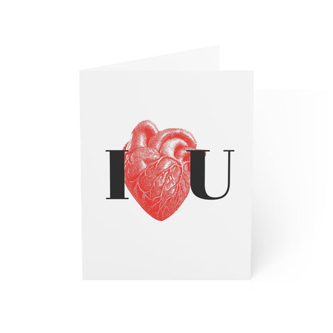 I Human Heart You - Greeting Card
