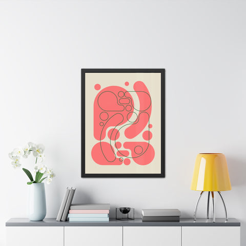 Kinta 4 - Abstract Line Art Framed Posters - Modern Home Decor