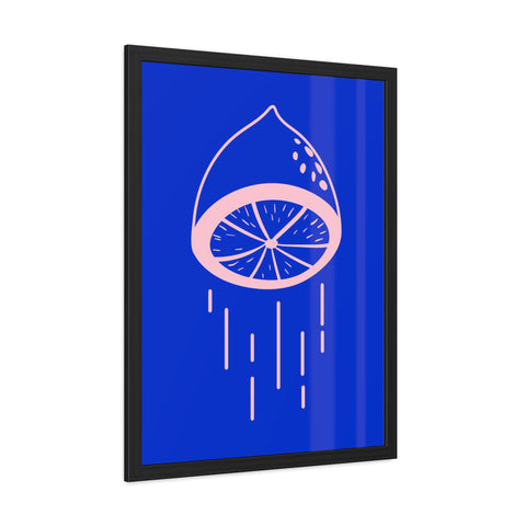 When life gives you lemons 4 - Lemon Drip Framed Poster | Vibrant Wall Art for Home Decor
