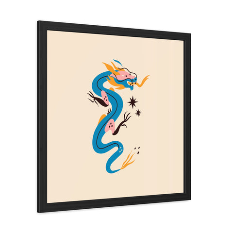 Dragon 2 - Vibrant Dragon Art Framed Posters for Home Décor