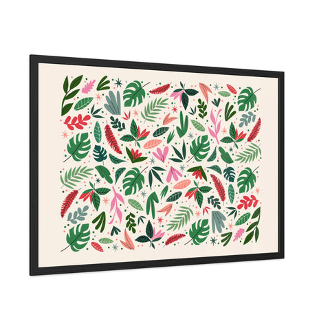 Almost that time of the year - Vibrant Floral Framed Poster | Botanical Wall Art for Home Decor