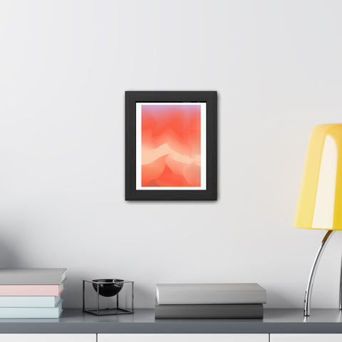 Spiritual 3 - Abstract Sunset Framed Poster - Modern Wall Art for Home Decor
