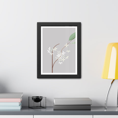Botanical Gradual 3 - Floral Framed Poster - Elegant Wall Art for Home Decor