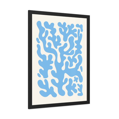 Natural Formation 1 - Ocean-Inspired Framed Poster - Abstract Coral Design for Home Decor