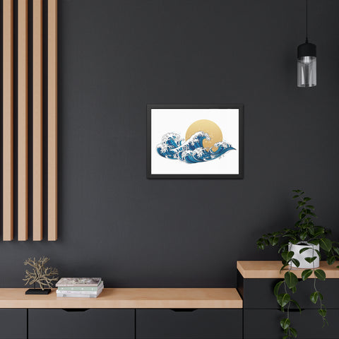 Wavesukan - Framed Print