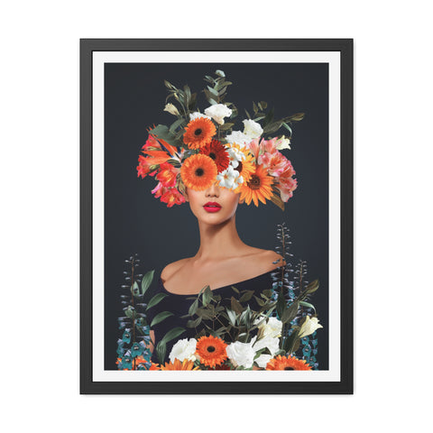 Flowerhead - Blooming Beauty Framed Poster - Floral Art for Home Decor