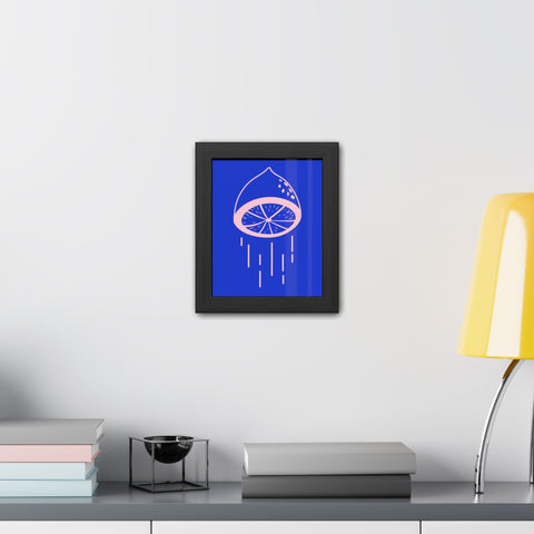 When life gives you lemons 4 - Lemon Drip Framed Poster | Vibrant Wall Art for Home Decor