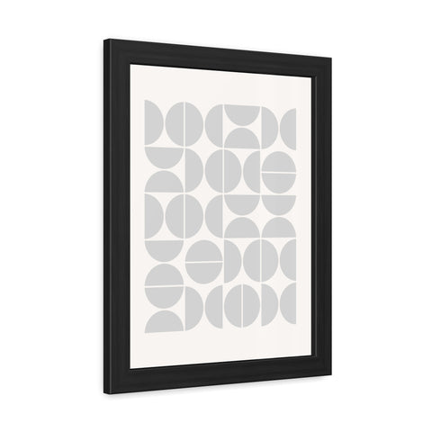 Crown 1 - Minimalist Geometric Framed Poster - Modern Wall Art for Home Decor