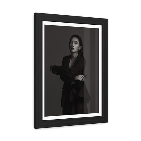 Xiang Sue - Elegant Monochrome Framed Poster - Stylish Wall Art for Modern Decor
